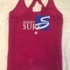 Jersey Surf – Yoga Sport Mesh Tank - Pink - Image 2